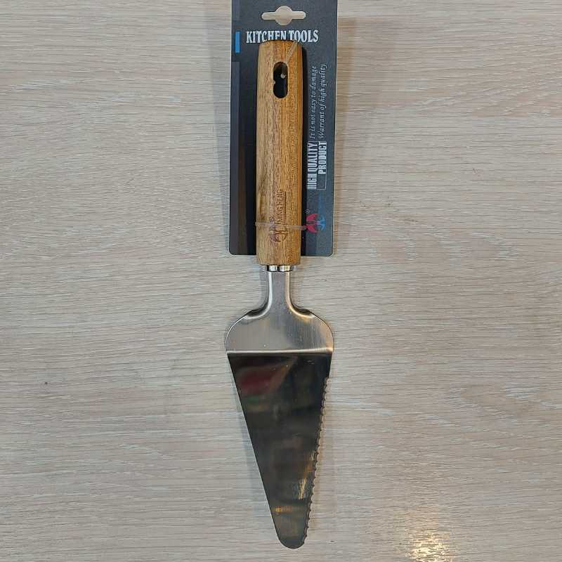 Лопатка кулинарная с деревянной ручкой - HM-30