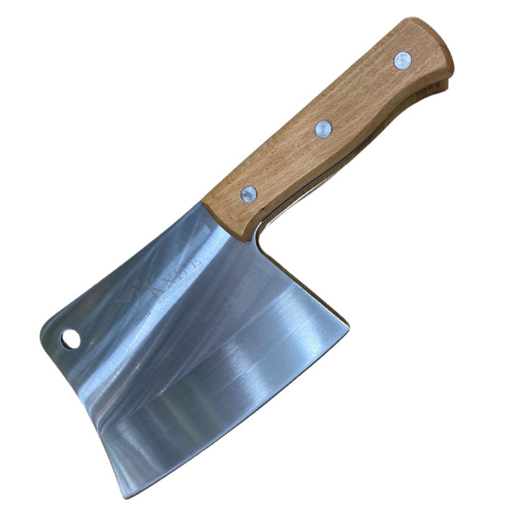 Топор кухонный для рубки мяса с деревянной ручкой - AH-FT-7 (24шт)