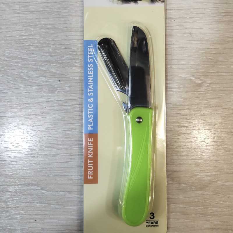 Нож 2в1 складной с овощечисткой  - 62062