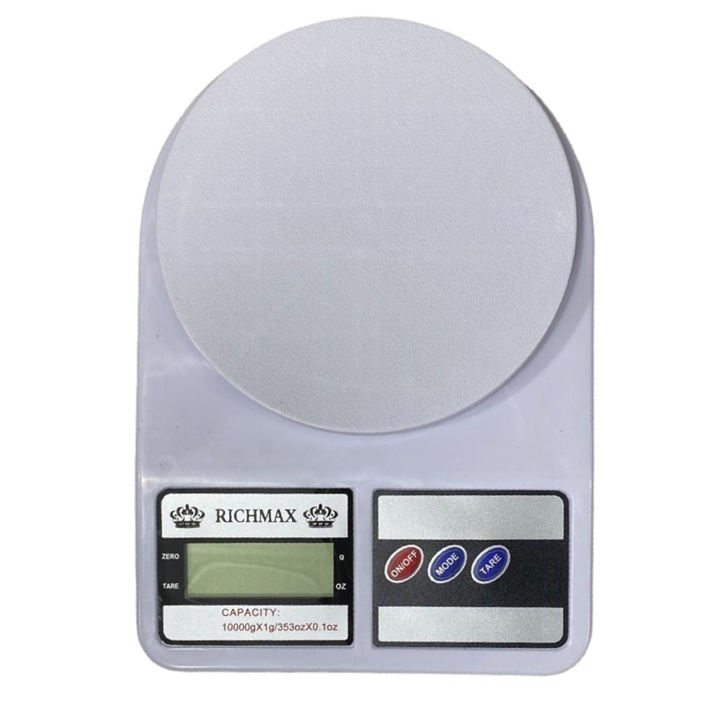 Весы RICHMAX электронные кухонные  до 10кг. (белый) - AH-SF-400 (40шт)