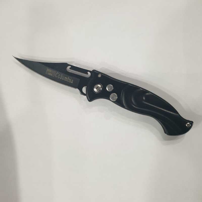 Нож складной (черный) - AH-BL807