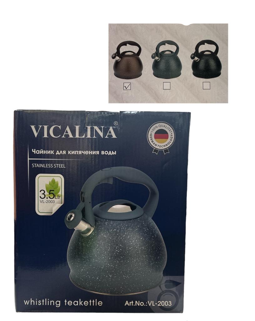 Чайник из нержавеющей стали VICALINA 3,5л VL-2003(12шт)