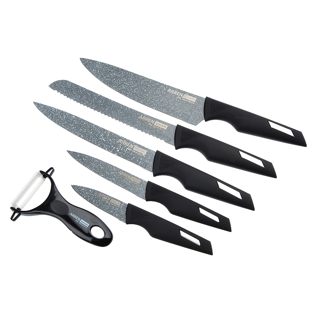 Набор ножей кухонных  в магнитной коробке (6 предметов) - SATOSHI АРРЕН 803-282