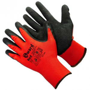 Перчатки красные и чёрные OMC -41