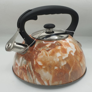Чайник ARSHIA 3л. (оранжевый мрамор) - 907QCZ