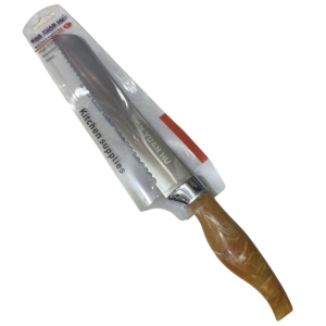 Нож кухонный с пластиковой ручкой для хлеба  - AH-3