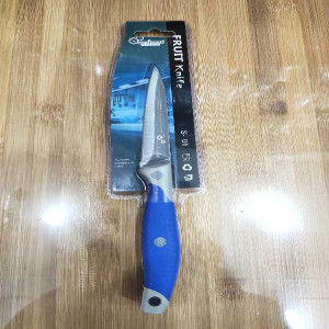 Нож кухонный  с синей ручкой - A2-222 (240шт)
