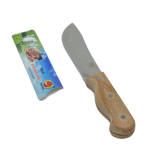 Нож кухонный с деревянной ручкой  - TM036